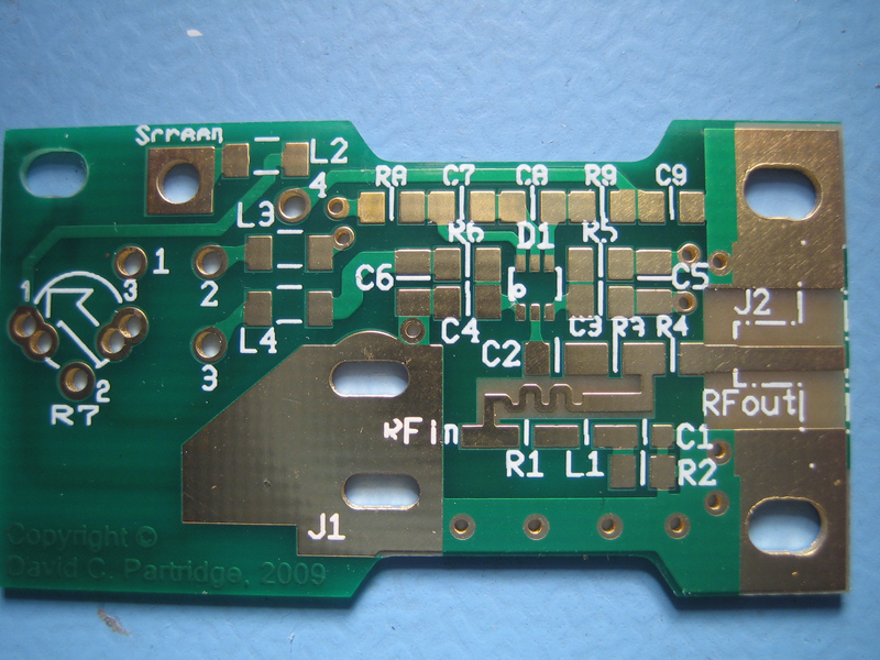 Photo of the bare PCB